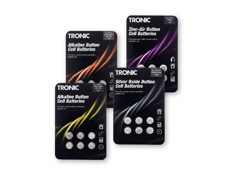 TRONIC Coin Cell Battery Assortment