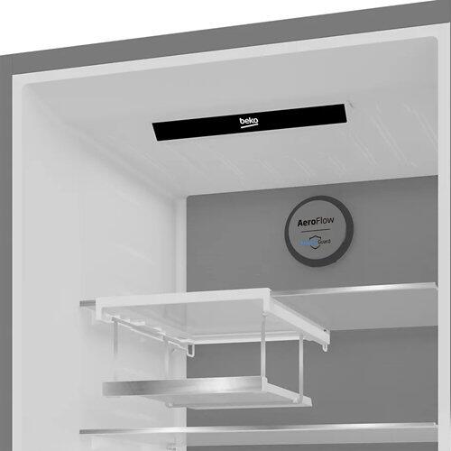 BEKO Kühl-Gefrierkombination KG540, 322 Liter, C, 7282344901, Dark Inox