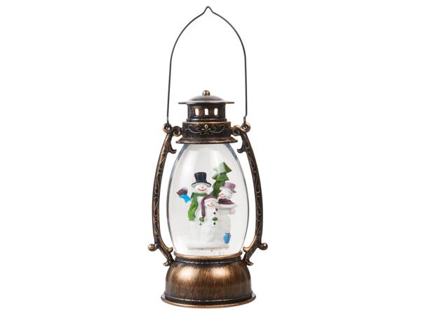 LED Snowing Lantern