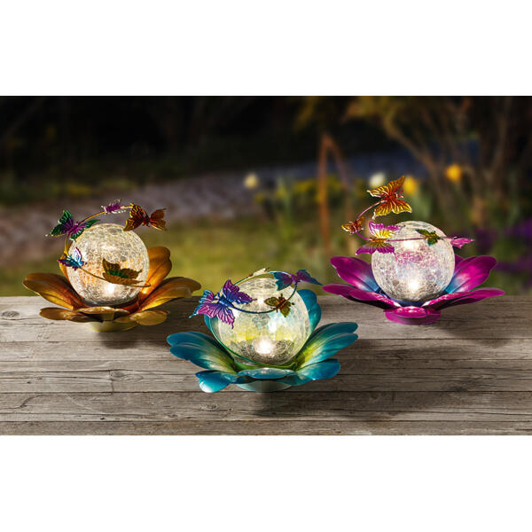 LED-Solar-Blumenleuchte