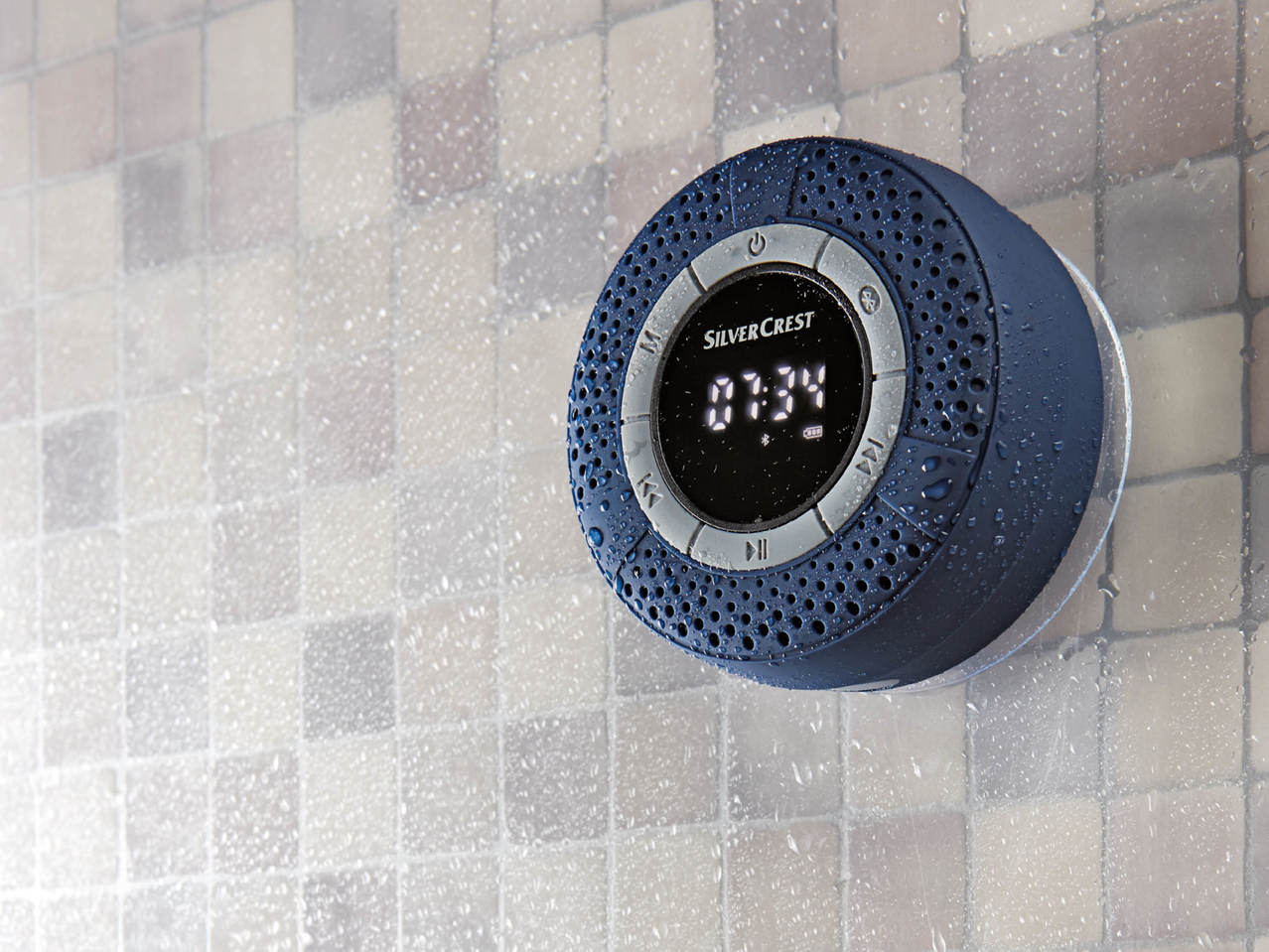 SILVERCREST(R) Bluetooth(R)-højtaler til badeværelset