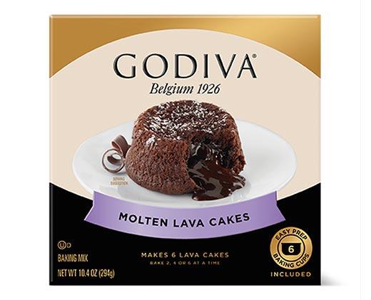 Godiva 
 Chocolate Torte or Molten Lava Cake Premium Dessert Mix
