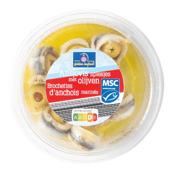 GOLDEN SEAFOOD(R) 				Ansjovisspiesjes