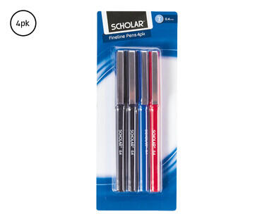Fineline Pens 4pk