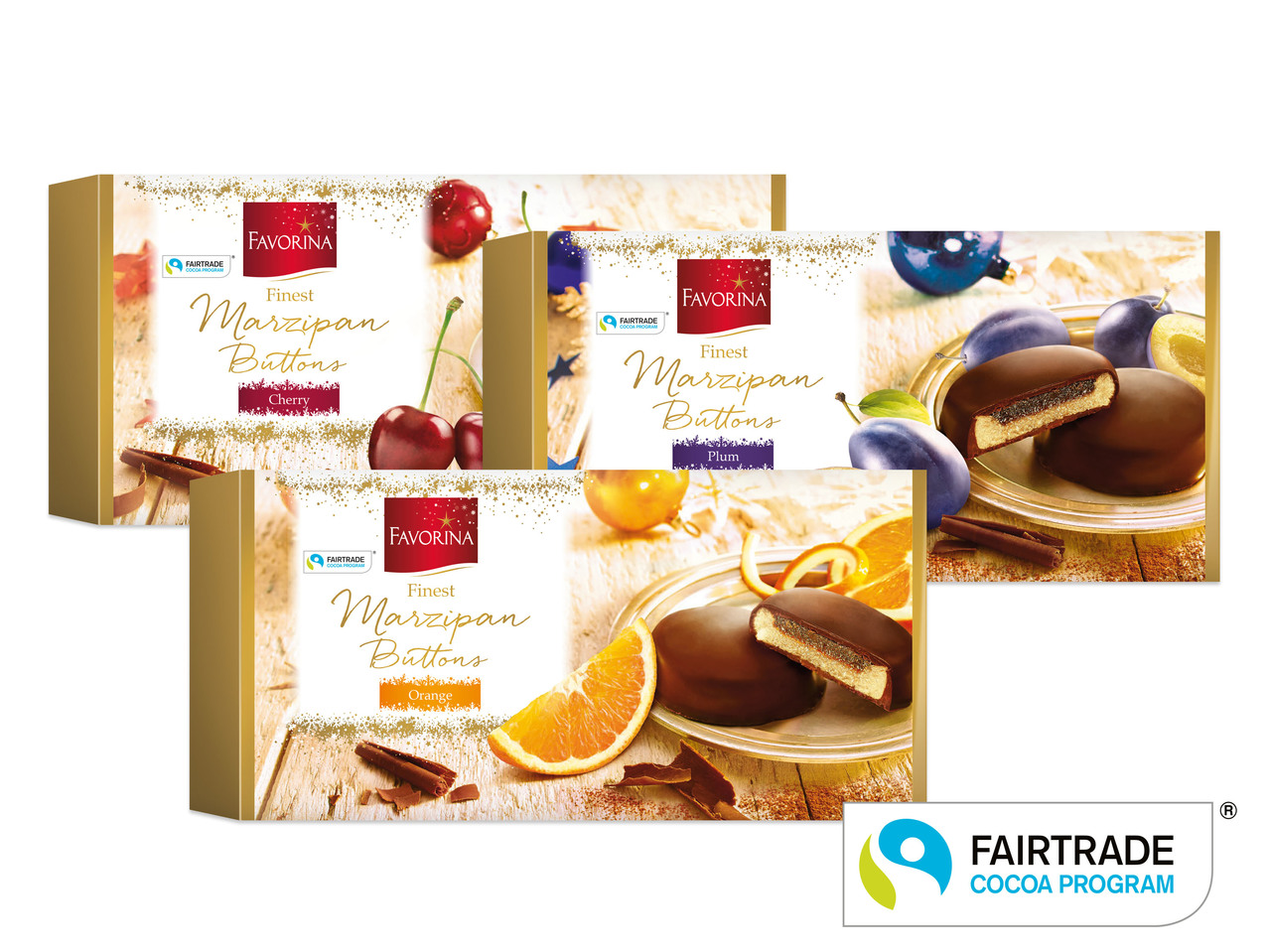 MARSIPAN MED FRUKT & CHOKLAD