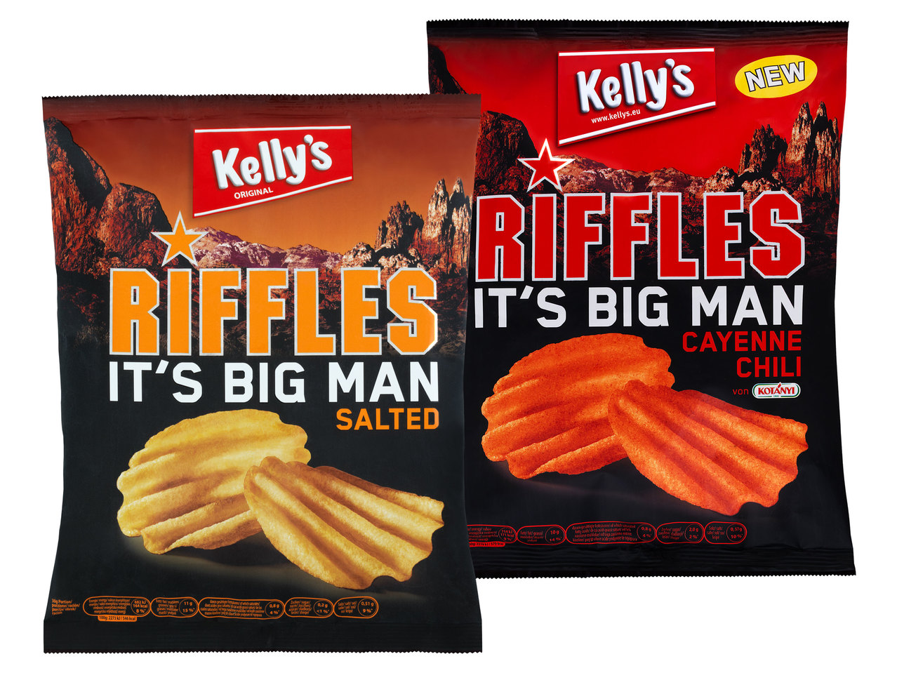 KELLY'S Riffles It's big man