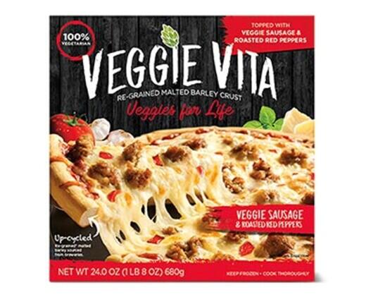 Veggie Vita 
 Veggie Sausage Red Pepper or Buffalo Cauliflower Pizza