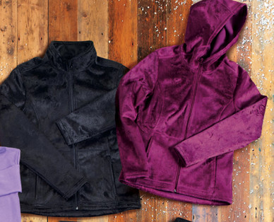 Ladies' Plush Fleece Jacket