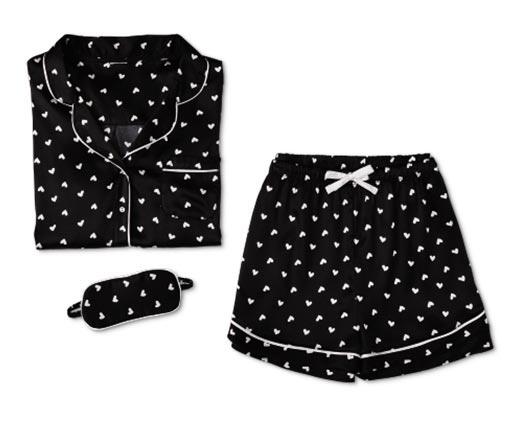 Serra 
 Ladies' 3-Piece Satin Sleepwear Set
