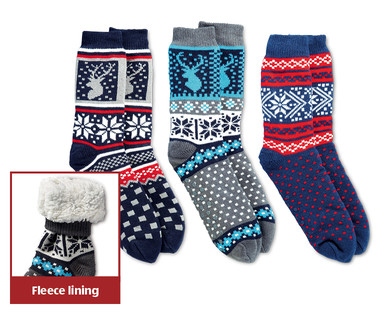 Fleece Slipper Socks