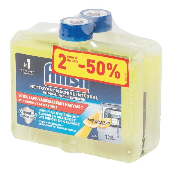 FINISH(R) 				Nettoyant lave-vaisselle, 2 pcs