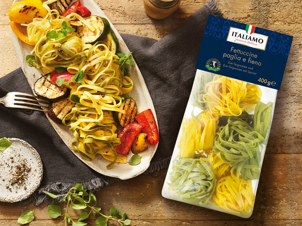 ITALIAMO Fettuccine Paglia e Fieno
