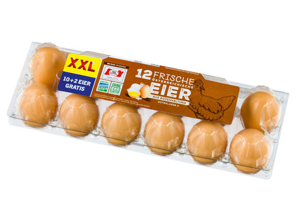 Frische österreichische Eier aus Bodenhaltung