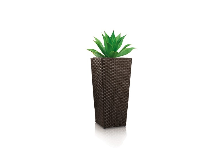 Gevlochten plantenbak