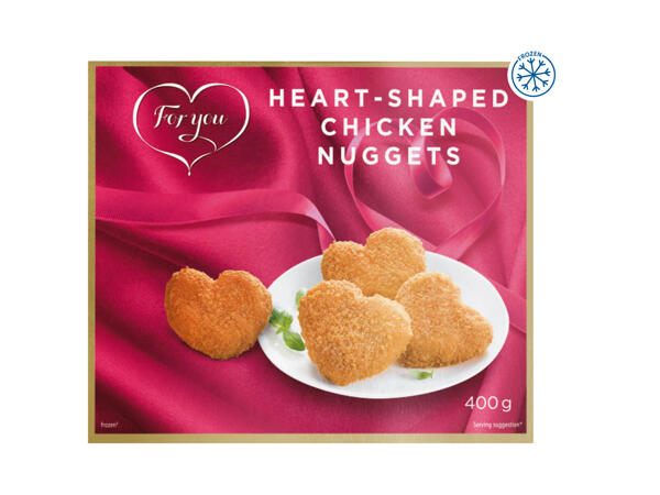For You Heart-Shaped Chicken Nuggets