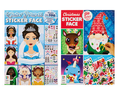 Wacky Faces Sticker Books