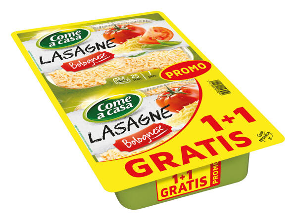 Lasagne bolognaise ou macaronis