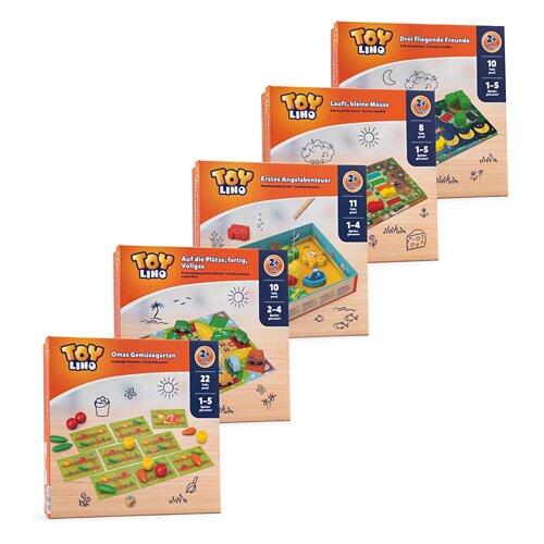 TOYLINO Kinderbrettspiele aus Holz