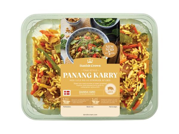 Panang- eller pad thai-inspireret færdigret