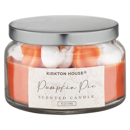Molded Fall Scented Candle - Pumpkin Pie, 8 oz