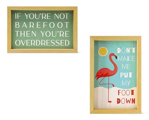 Huntington Home 
 Summer Reversible Box Sign