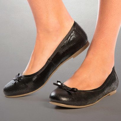 Lederballerina für Damen
