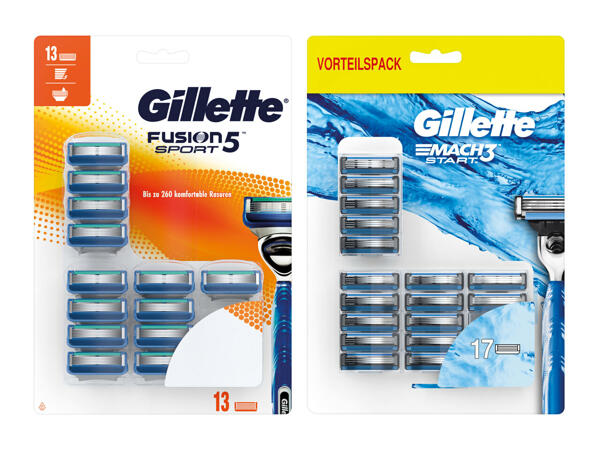 Gillette 17 Mach 3 Start Klingen/13 Fusion Sport Klingen