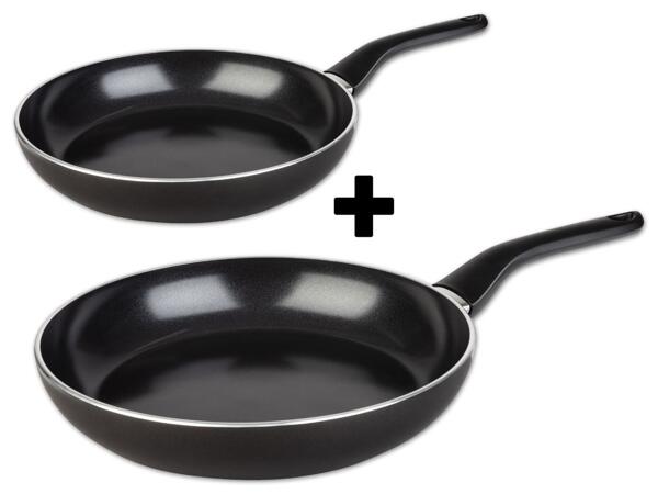 Alu-Pfanne Ø 24 cm + Ø 28 cm