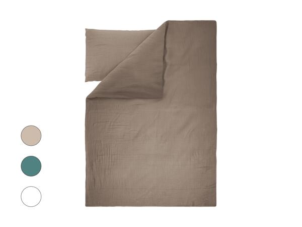 Parure de lit en mousseline, 2 pièces