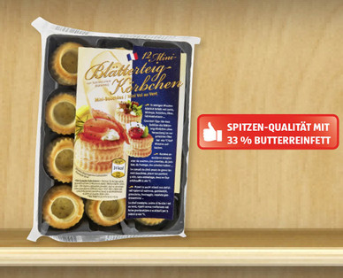 Mini-Blätterteig-Körbchen