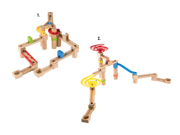 Circuit à billes en bois