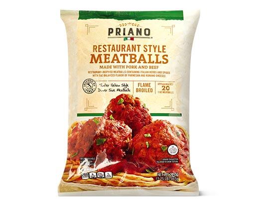 Priano 
 Restaurant Style Meatballs