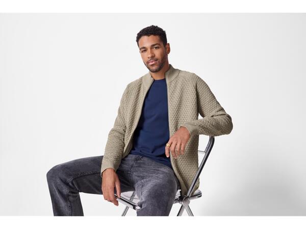 Men's Zip Through Cardigan