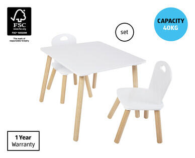 Children's Table and 2 Chair Set