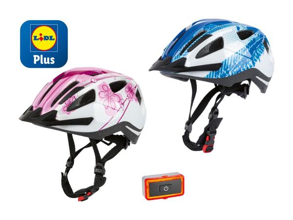 Casque de vélo pour enfant avec feu arrière