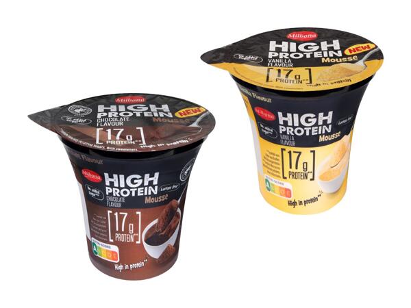Mousse ad alto contenuto proteico