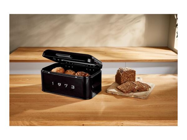 Silvercrest Black Bread Bin