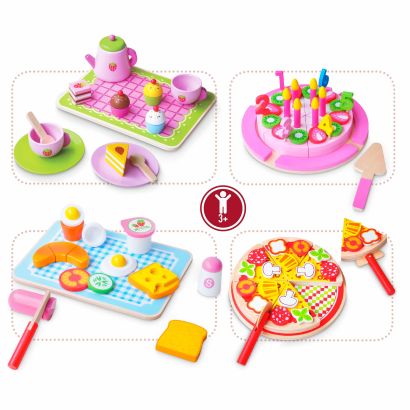 Holzküchenspielset