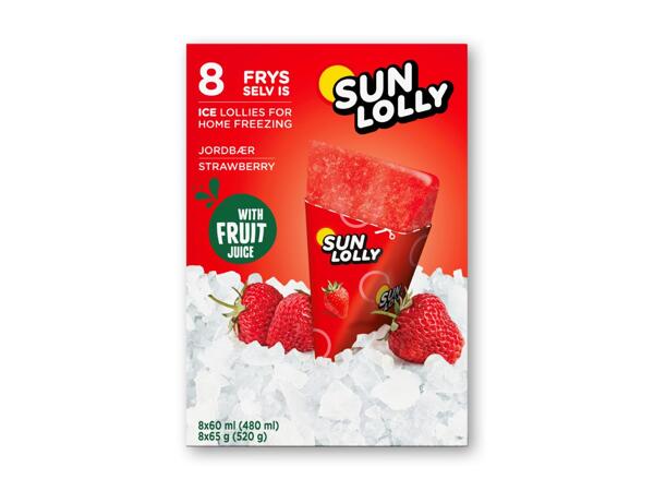 SUN LOLLY Frys selv-is