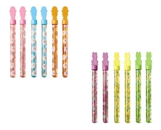 Bee Happy 
 6-Pack Bubble Wands or 48-Piece Chalk