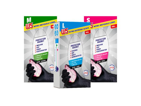 Disposable gloves in nitrile