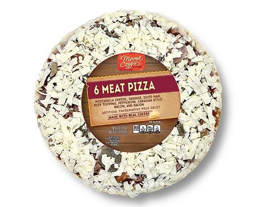 Mama Cozzi's Pizza Kitchen Smoked Chicken or 6 Meat Pizza