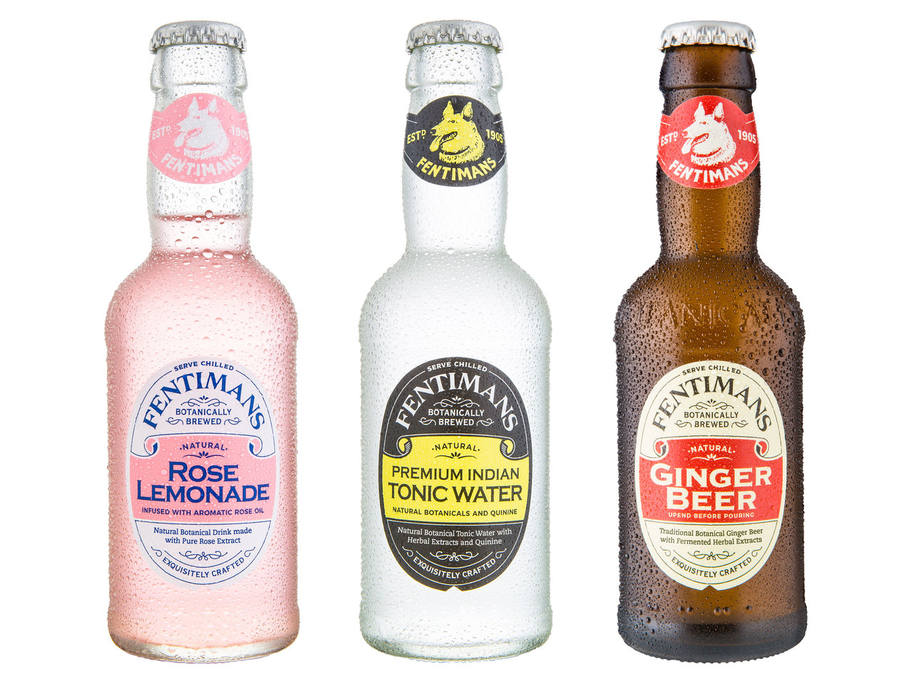 FENTIMANS Ginger Beer, Rose Lemonade oder Indian Tonic Water