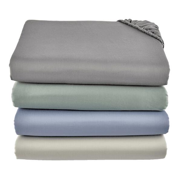 NOVITESSE(R) 				Satin-Spannbetttuch, 2 Pers.