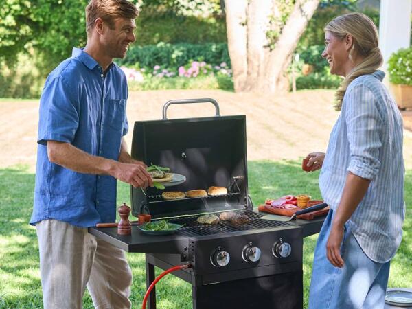 Gasgrill, 3 Brenner