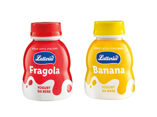 Strawberry or Banana Yogurt Drink
