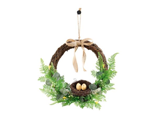 Livarno Home Easter Wreath With A Nest