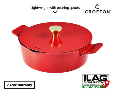 Cast Aluminium Sauté Pan with Lid