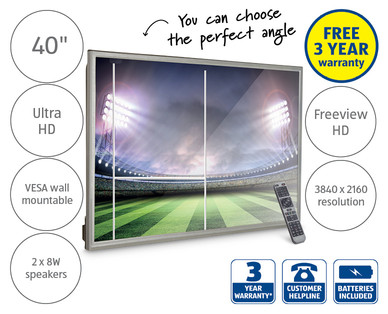 40" 4K Ultra HD TV