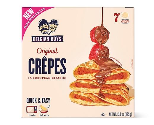 Belgian Boys 
 Mini Pancakes or Crepes